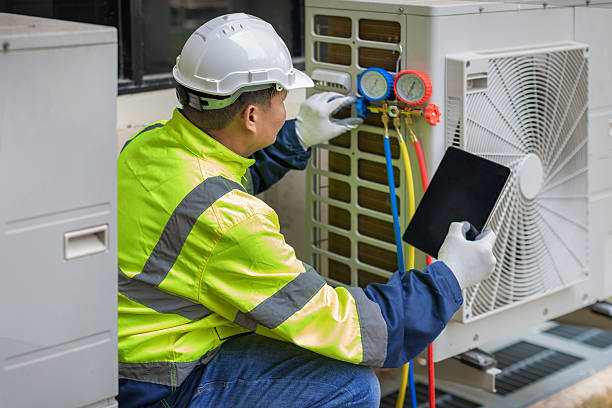 Professional Hvac technician working in Hanover, MD